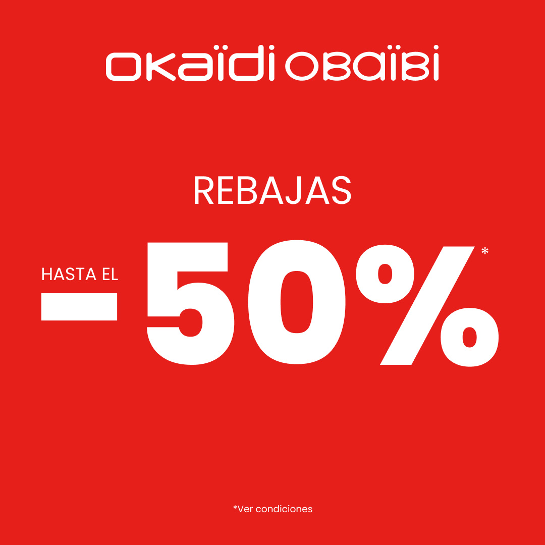 Rebajas Okaidi hasta -50%