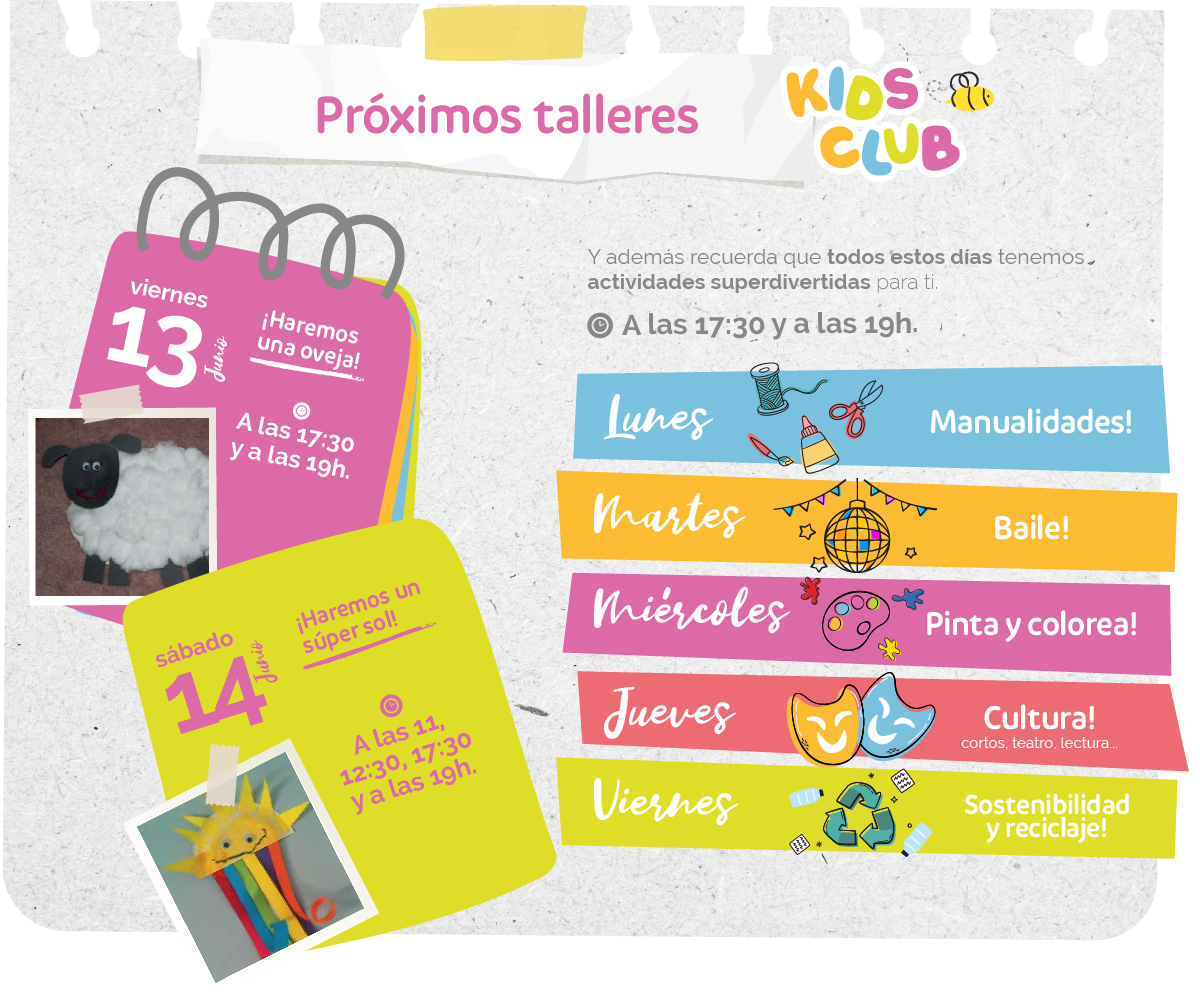 Talleres Kids Club 13 y 14 de Junio