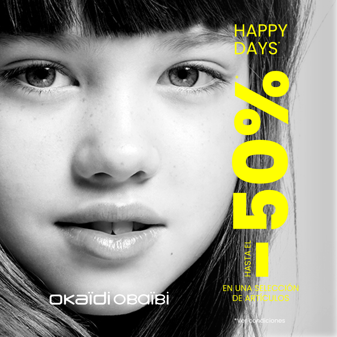 Happy Days Okaïdi Hasta el -50% de descuento