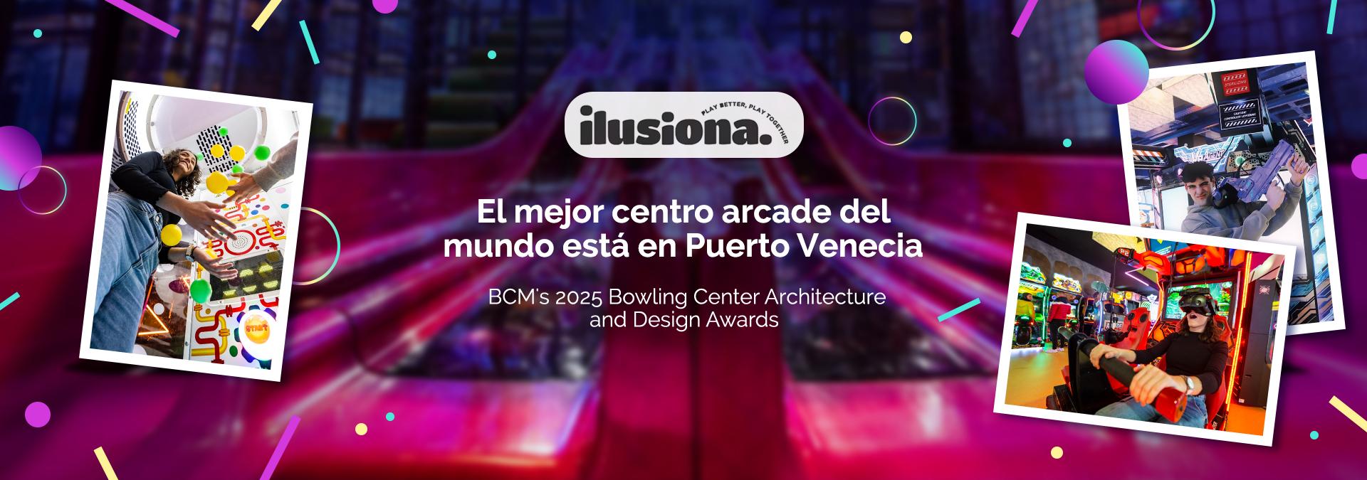 Ilusiona mejor arcade del mundo en puerto venecia