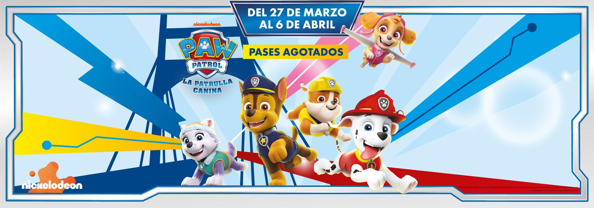 Pases agotados Patrulla Canina 