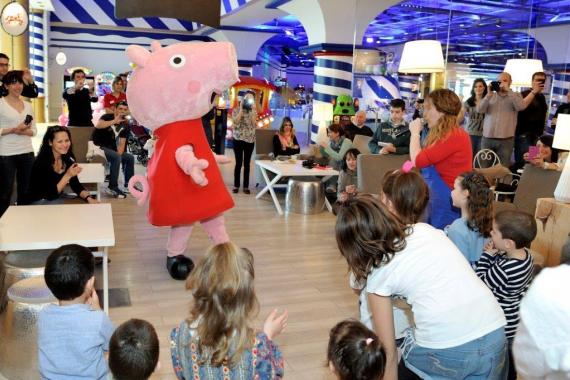 Peppa Pig en Puerto Venecia