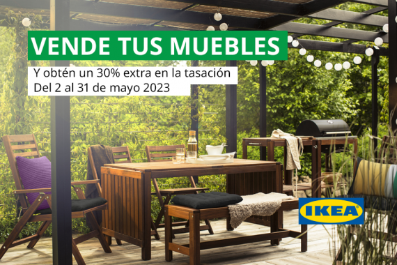 Tasación muebles de exterior en IKEA