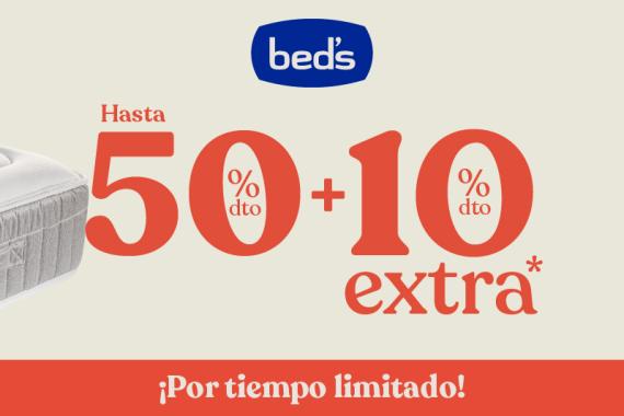 Oferta por tiempo limitado en colchones y bases Bed's