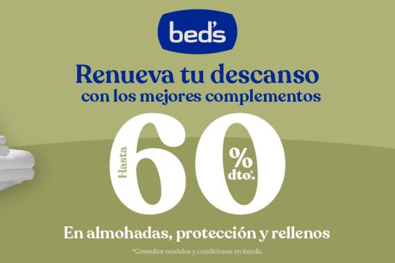 Descuentos especiales en complementos de descanso Bed's
