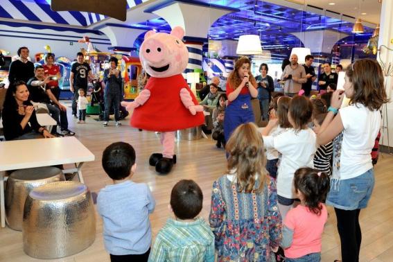 Peppa Pig en Puerto Venecia