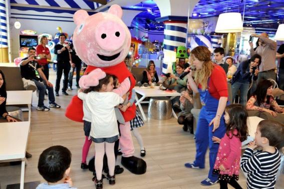 Peppa Pig en Puerto Venecia