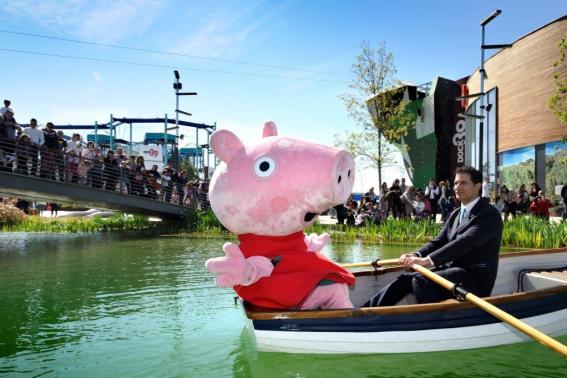 Peppa Pig en Puerto Venecia