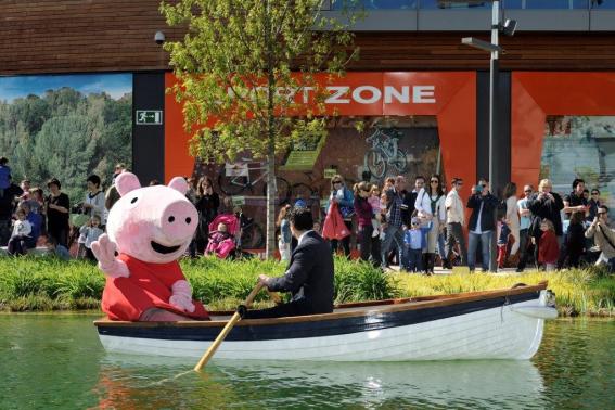 Peppa Pig en Puerto Venecia