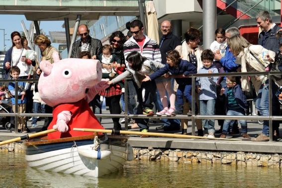 Peppa Pig en Puerto Venecia