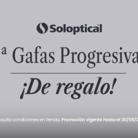Promoción de 2ª gafa progresiva de regalo en Soloptical