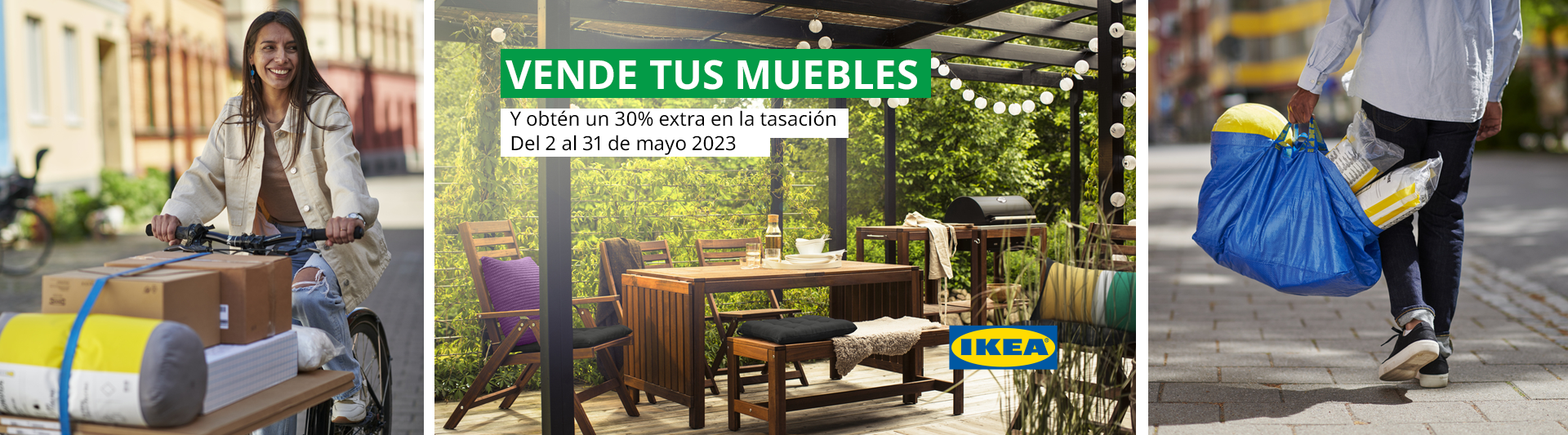 Tasación muebles de exterior en IKEA