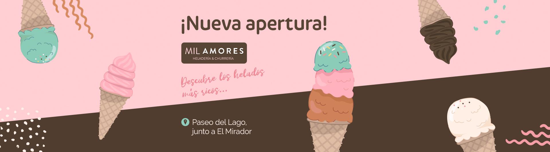 Heladería Mil Amores Nuevo formato 