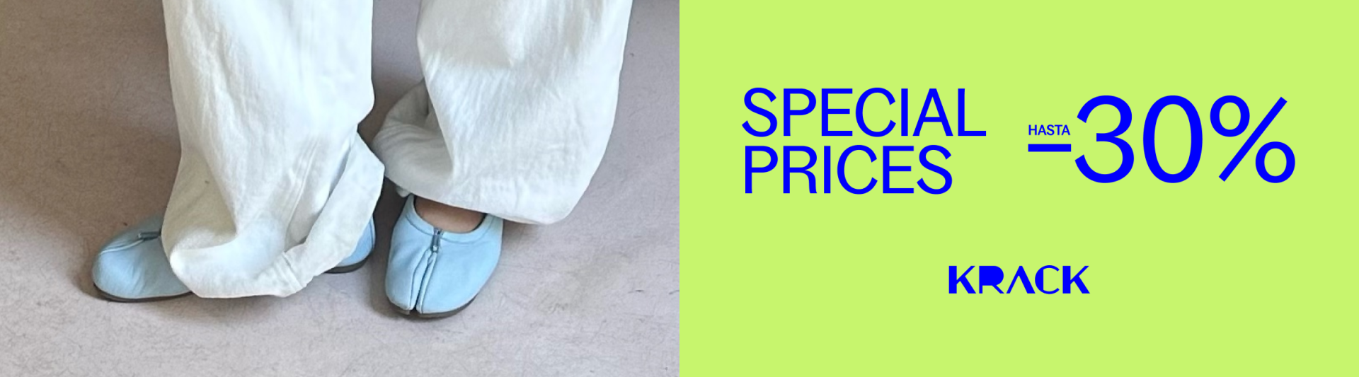Imagen de la promoción de la campaña Special Prices de Krack