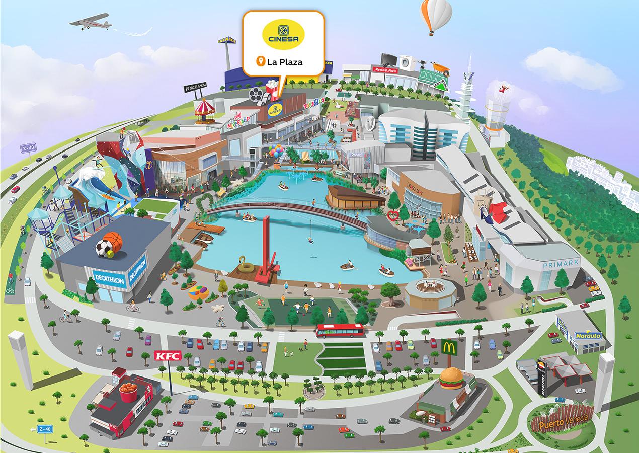 Mapa Cinesa