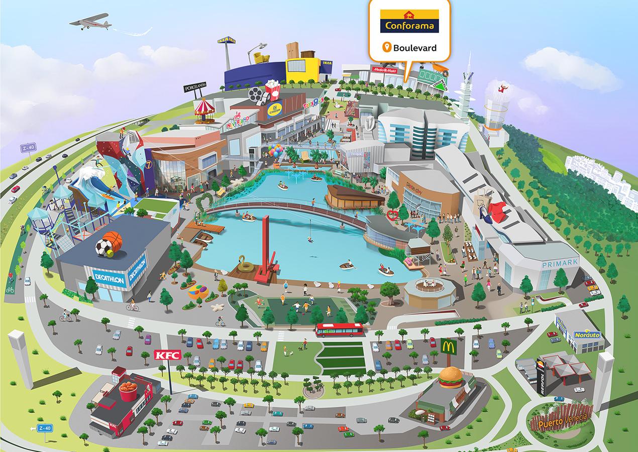 Mapa Conforama