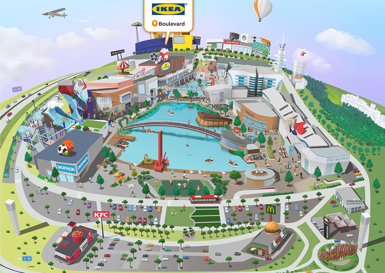 IKEA mapa