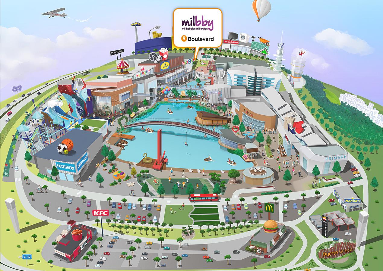 Mapa Milbby