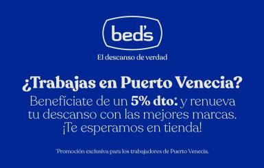 Banner descuento Bed's para empleados