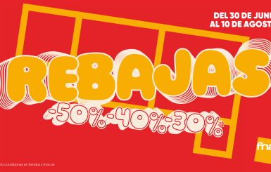 REBAJAS  -50% -40% -30%  