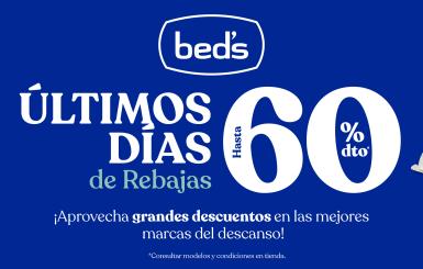 Ofertas y rebajas en colchones Bed's. Últimos días de Rebajas