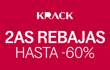 Imagen promocional de la campaña de Segundas Rebajas hasta -60% de KRACK 
