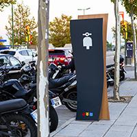 Estacionamiento exclusivo para motos